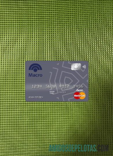 Argentina Banco Macro S.A Bank Master Card Foto Look Front modelo